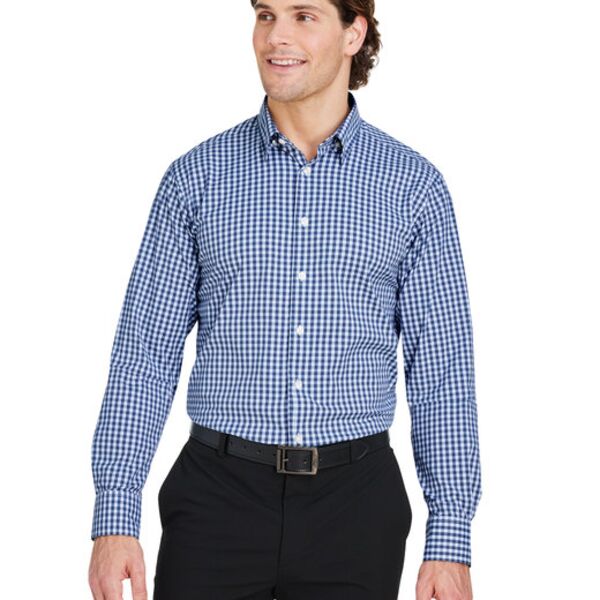 CrownLux Performance® Men's Gingham Shirt Thumbnail